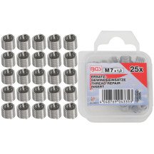 Conjunto de 25 pastilhas de reposição HELICOIL® M7x1.0