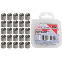 Conjunto de 25 pastilhas de reposição HELICOIL® M10x1,25