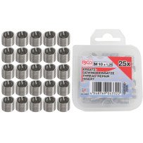 Conjunto de 25 pastilhas de reposição HELICOIL® M10x1,25