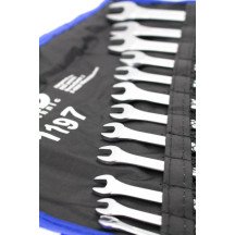 Conjunto de 12 chaves combinadas de 6-22 mm.