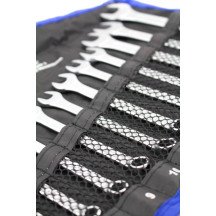 Conjunto de 12 chaves combinadas de 6-22 mm.