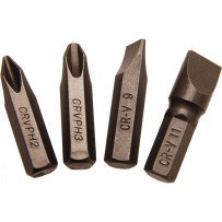 Conjunto de 4 bits para chave de fenda de impacto manual