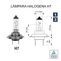Lâmpada Halogena H-7 12V 55W (Px26d)