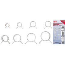 Grampos de cinta de aço sortidos | 80 peças