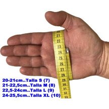 Luva descartável de nitrila diamante laranja tamanho L/9