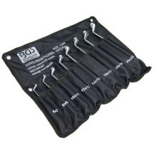 Conjunto de 8 chaves estrela angulares 6x7-20x22 mm.