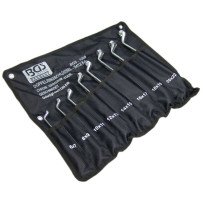 Conjunto de 8 chaves estrela angulares 6x7-20x22 mm.