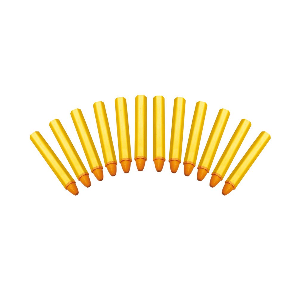 Lápis marcador de pneu amarelo 12 peças