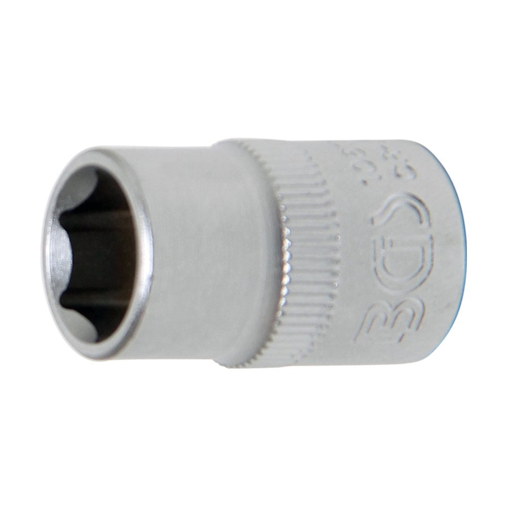 Chave soquete curta 3/8 - 6 lados 10mm.