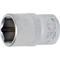 Chave soquete curta 3/8 - 6 lados 13mm.