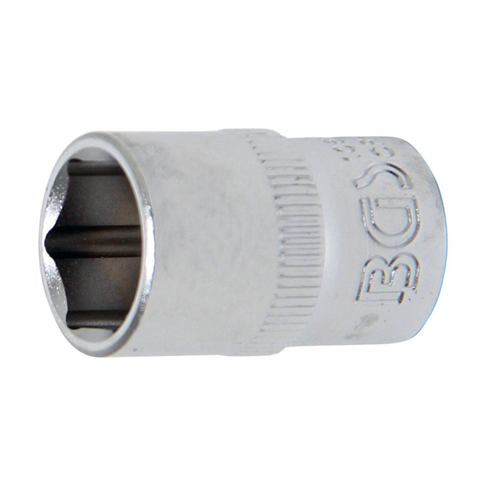 Chave soquete curta 3/8 - 6 lados 13mm.