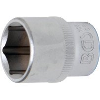 Chave soquete curta 3/8 - 6 lados 17 mm.