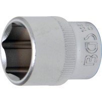 Chave soquete curta 3/8 - 6 lados 18mm.