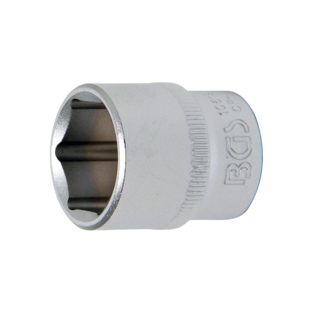 Chave soquete curta 3/8 - 6 lados 19mm.