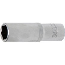 Lavagem de vidro longa 3/8 - 6 faces 13mm.