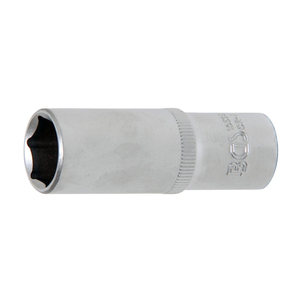 Chave soquete longa 3/8 - 6 lados 17mm.