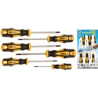 Juego 6 destornilladores Torx  T10 - T30