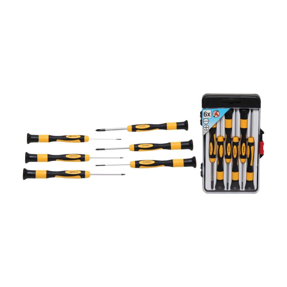 Jogo de 6 peças chaves de fenda de precisão