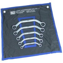 Juego 5 llaves estrella media luna 8x10-21x22 mm.