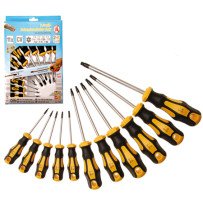 Jogo de 11 chaves de fenda Torx com sistema de segurança