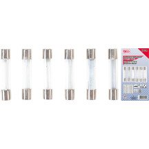 Fusíveis de vidro variados 120 peças