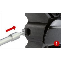 Chave para o punho da porta VAG