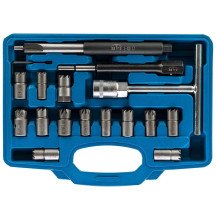 Escariador para asientos de inyectores 17 Pcs