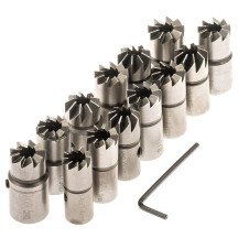 Escariador para asientos de inyectores 17 Pcs