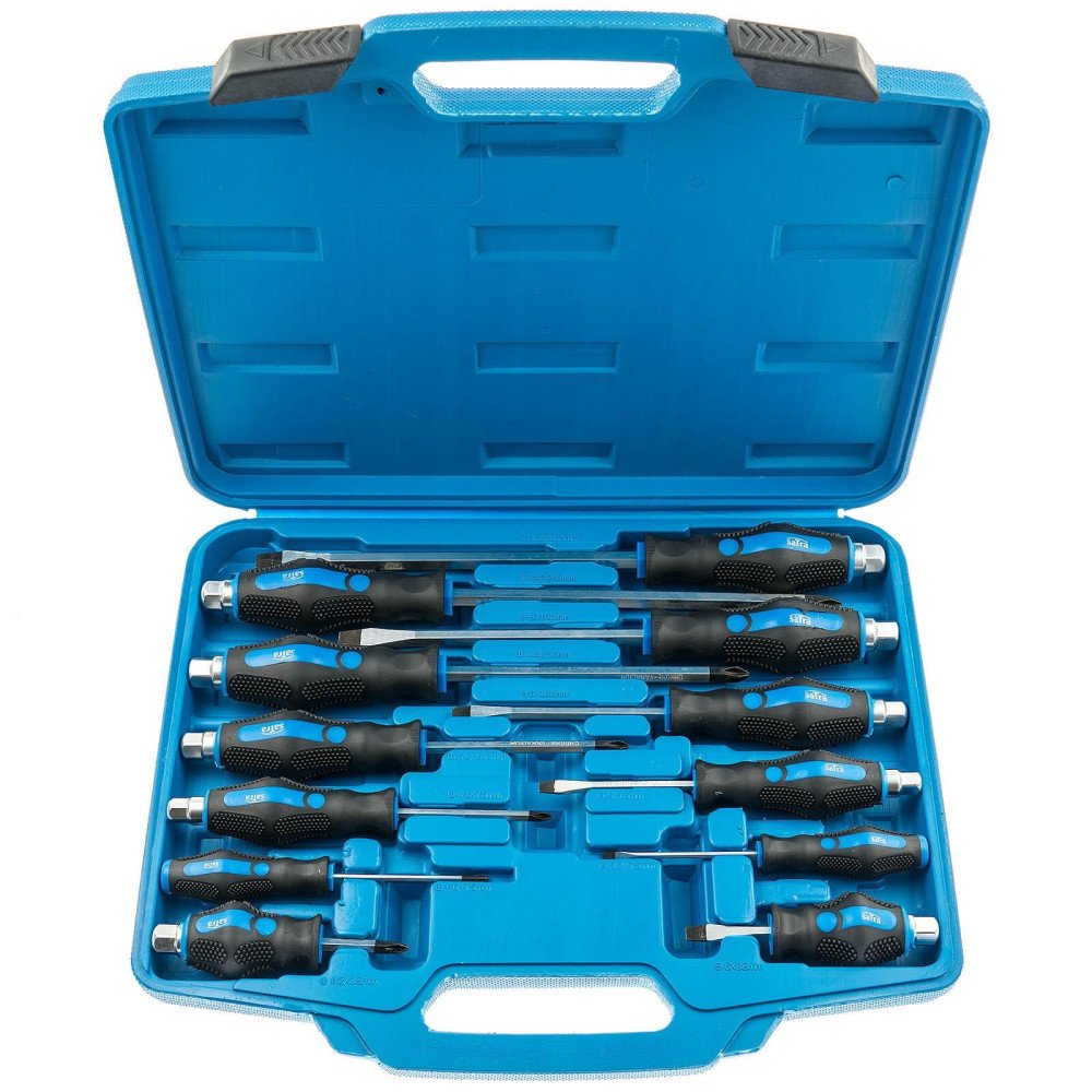 Conjunto de 12 chaves de fenda ergonômicas Conjunto de 12 chaves de fenda ergonômicas