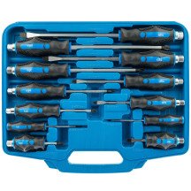 Conjunto de 12 chaves de fenda ergonômicas