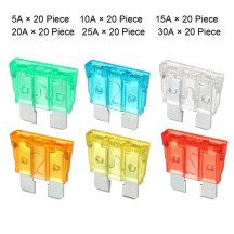 Sortimento 120 fusíveis para automotivo (padrão)