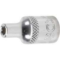 Soquete curto 1/4″ T-Star (Torx) E4