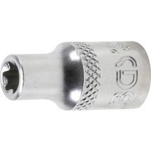 Llave de vaso 1/4 corto  T-Star (Torx) E6