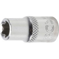 Chave de soquete 1/4 curto T-Star (Torx) E8