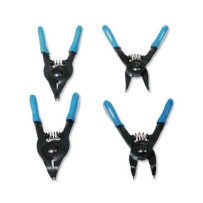 Juego 4 piezas de alicates de puntas (circlip)