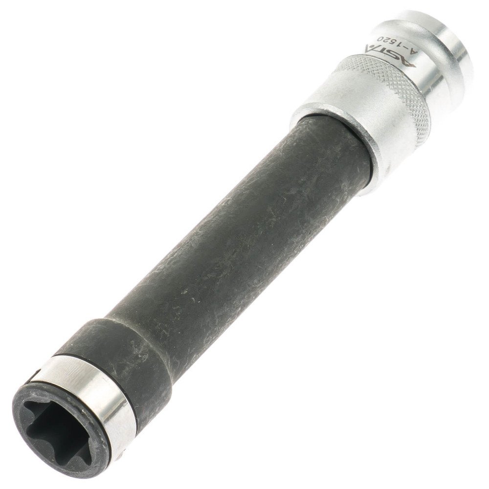 Chave de soquete Torx 1/2 E20 140mm. (CABEÇOS DE CILINDRO ESPECIAIS) Chave de soquete Torx 1/2 E20 140mm. (CABEÇOS DE CILINDRO ESPECIAIS)