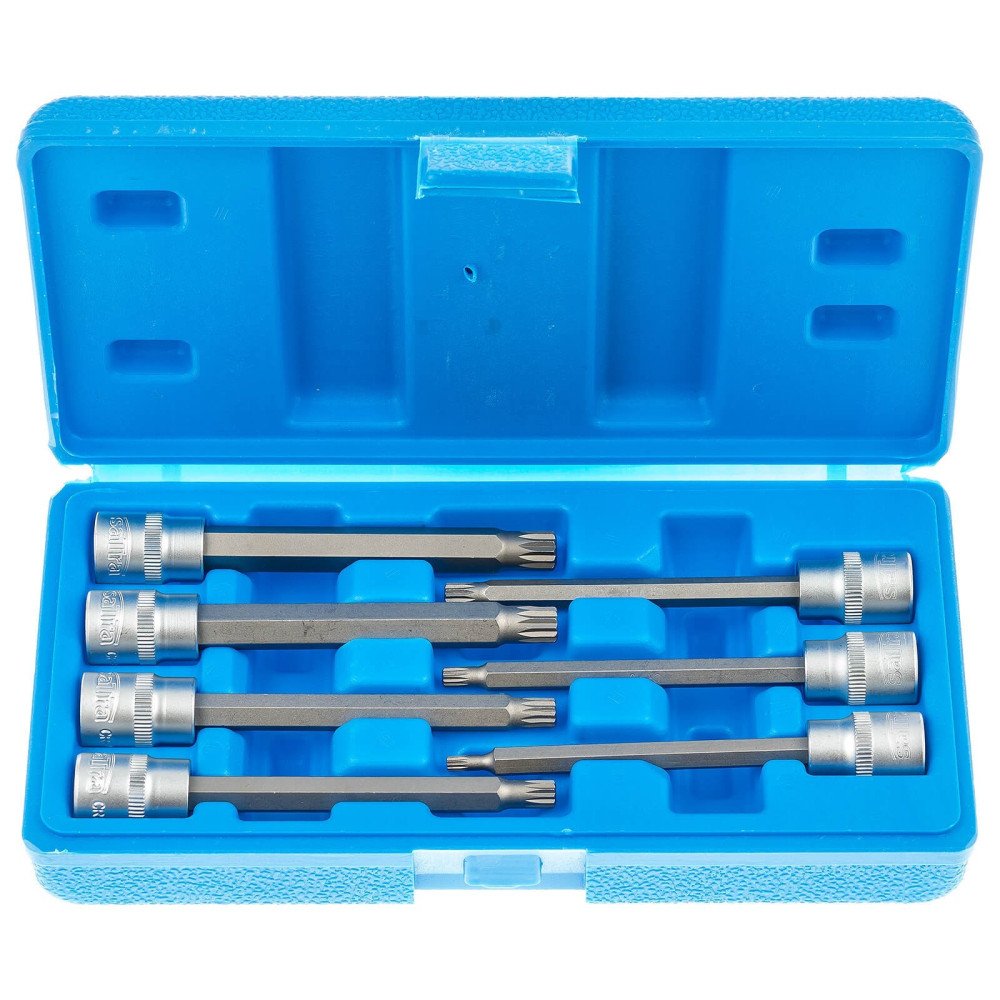 Conjunto de 7 soquetes XZN 3/8