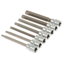 Juego 7 vasos puntas Torx 3/8