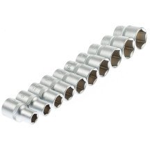 Conjunto de 10 chaves de soquete de 1/2 polegada