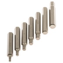 Jogo de 40 dicas combinadas torx, hexagonal e xzn 1/2