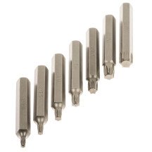 Jogo de 40 dicas combinadas torx, hexagonal e xzn 1/2