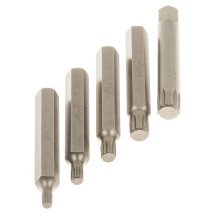 Jogo de 40 dicas combinadas torx, hexagonal e xzn 1/2