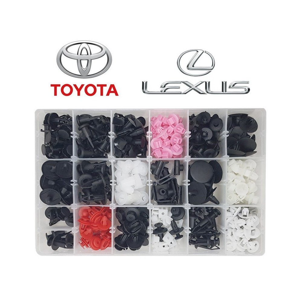 Conjunto de 350 grampos para Toyota e Lexus