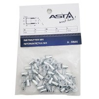 TUERCA REMACHABLE DE ACERO M4 50 PCS
