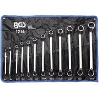 Juego 12 llaves estrella acodadas 6x7-27x32 mm