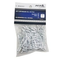 REMACHE ALUMINIO 4.0 X 12.7 MM 100 PCS