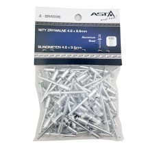 REMACHE ALUMINIO 4.8 X 9.6 MM 100 PCS