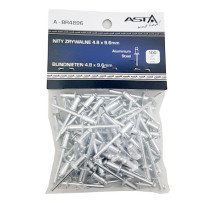 REMACHE ALUMINIO 4.8 X 9.6 MM 100 PCS