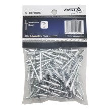 REMACHE ALUMINIO 4.8 X 9.6 MM 100 PCS