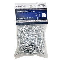 REMACHE ALUMINIO 4.8 X 12.7 MM 100 PCS